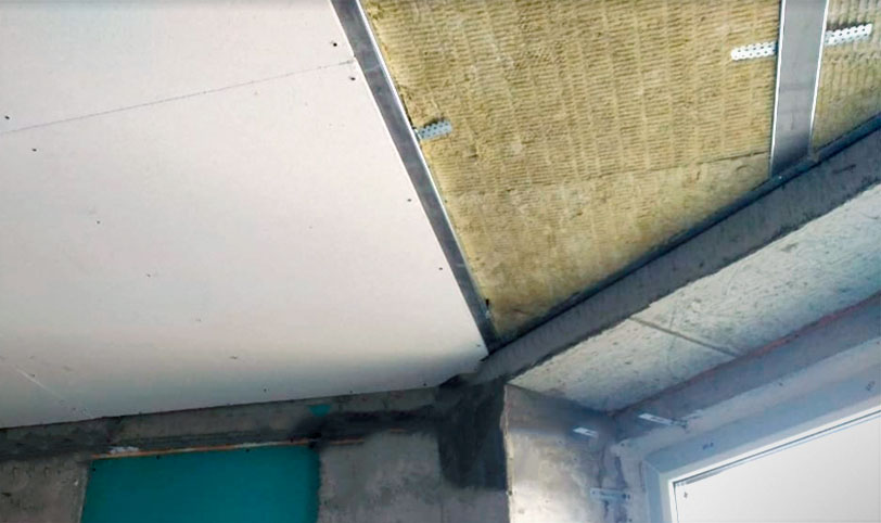 правильная шумоизоляция под подвесной потолок